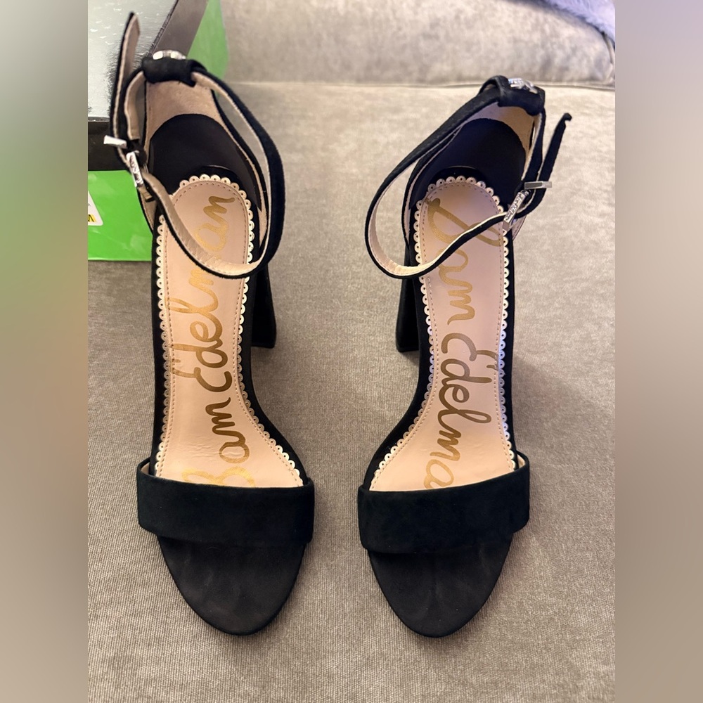 Sam Edelman Yaro Heels - Black Suede